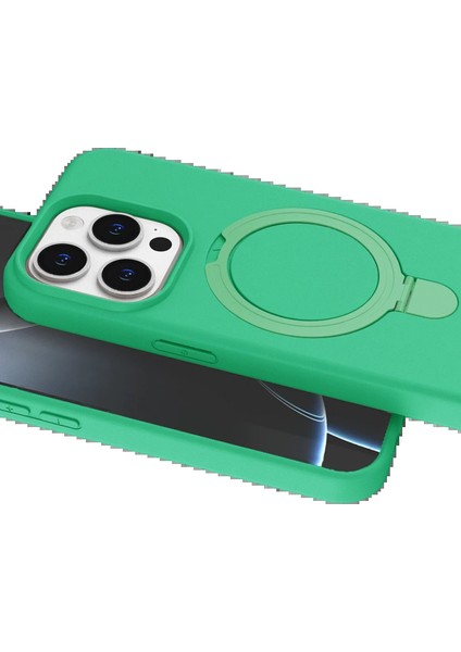 Apple iPhone 14 Pro Max Regal Magsafe Standlı Kapak - YEŞIL-(5796) - CHT6931-4286 fırsatları
