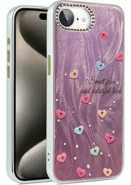 iPhone 16E Kılıf Blade Aynalı Desenli Kapak - Desen 8-(5796) - CHT7722-4994