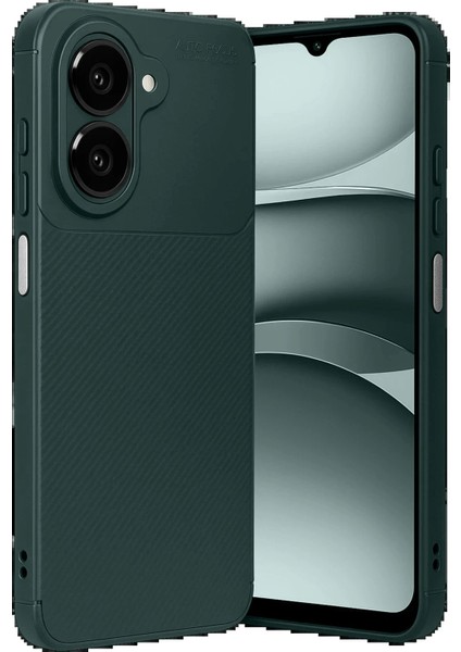 Samsung Galaxy A07 Auto Focus Karbon Kapak - Koyu YEŞIL-(5796) - CHT4282-6412 fırsatları