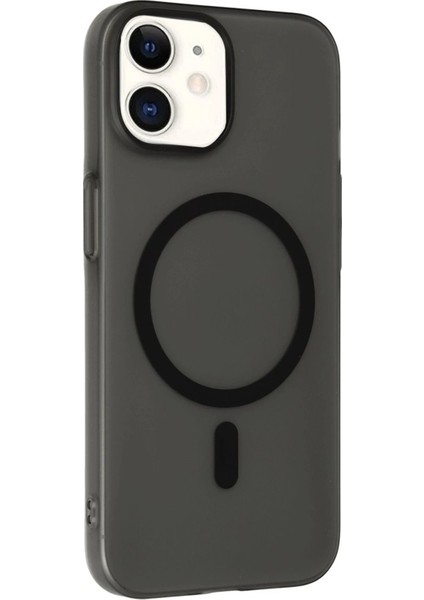 iPhone 12 Tuna Pc Slim Magsafe Kapak - SIYAH-(5796) - CHT8619-3398