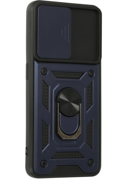 Oppo A74 4g Kılıf Pars Lens Yüzüklü Silikon - LACIVERT-(5796) - CHT4506-9833 modelleri