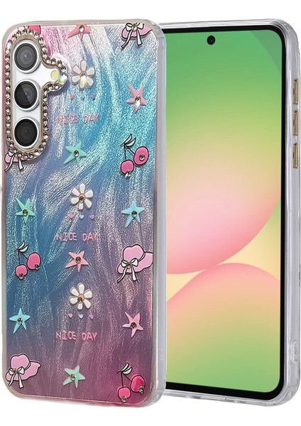 Samsung Galaxy A56 Kılıf Blade Aynalı Desenli Kapak - Desen 4-(5796) - CHT4217-1655