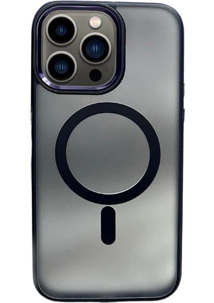 iPhone 15 Pro Max Solid Magsafe Kapak - Derin MOR-(5796) - CHT3391-1424