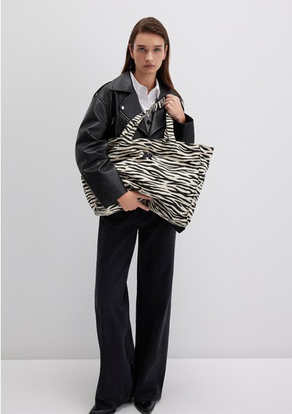 Zebra Desenli Omuz Çantası 1913329-30757 fiyatları