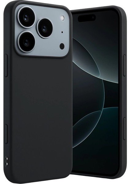 Apple iPhone 17 Pro Max First Silikon - SIYAH-(5796) - CHT9871-3022 modelleri