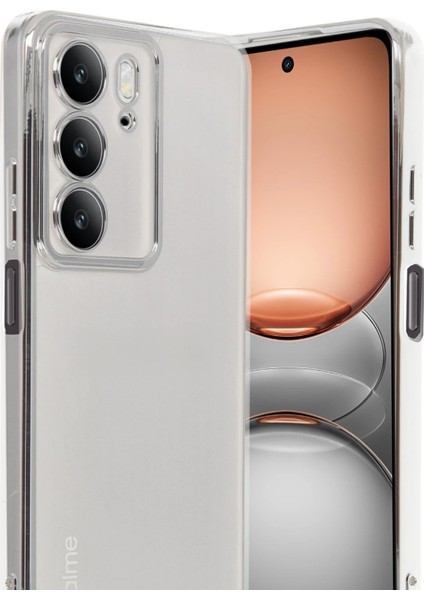 Realme C75 4g Kılıf Lensli Silikon - GÜMÜŞ-(5796) - CHT1939-7034