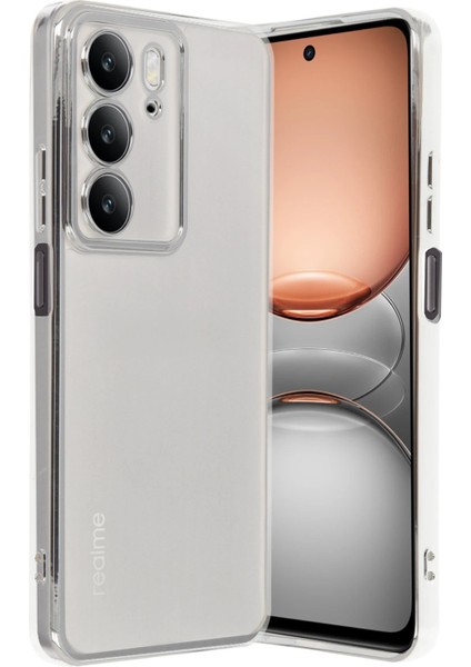 Realme C75 4g Kılıf Lensli Silikon - GÜMÜŞ-(5796) - CHT1939-7034 modelleri