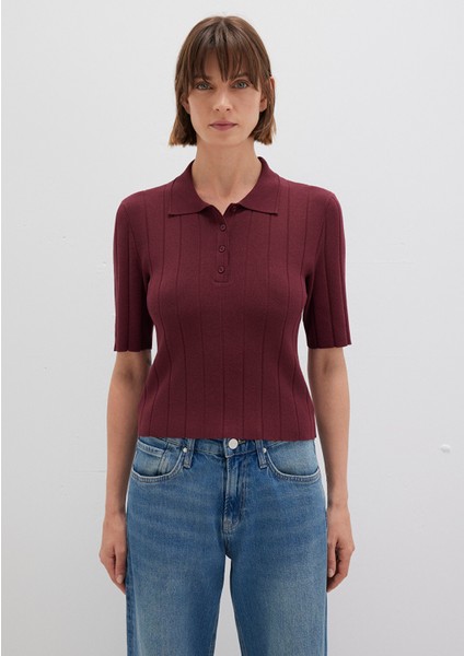 Bordo Triko Polo 1710682-70415 fırsatları