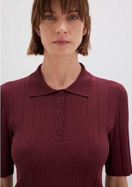 Bordo Triko Polo 1710682-70415