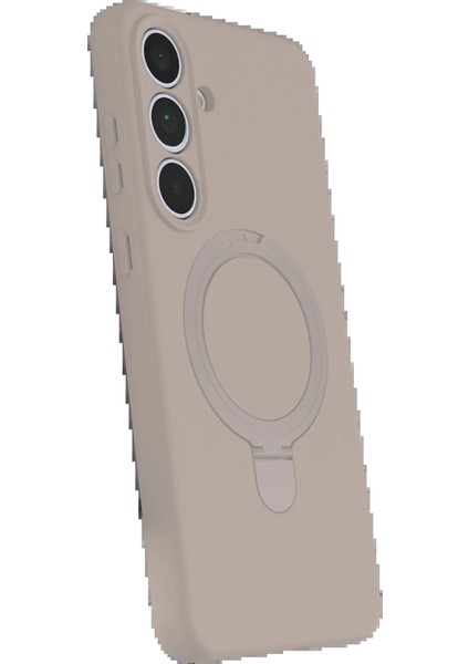 Samsung Galaxy S24 Fe Regal Magsafe Standlı Kapak - Çöl TITANYUM-(5796) - CHT9054-6975 fiyatları