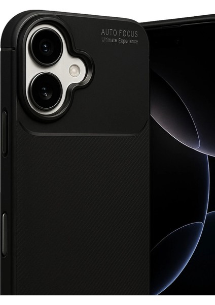 Apple iPhone 17 Auto Focus Karbon Kapak - SIYAH-(5796) - CHT2885-2015 fiyatları