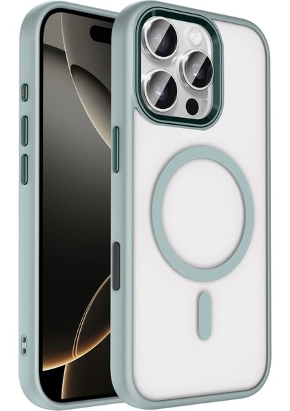 Apple iPhone 16 Pro Max Terea Magsafe Kapak - GRI-(5796) - CHT9879-1314