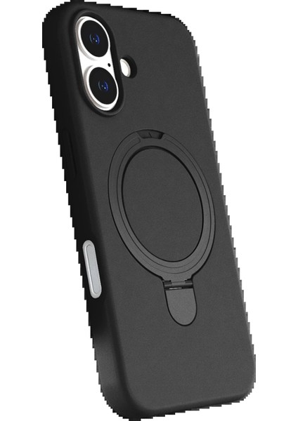 Apple iPhone 16 Regal Magsafe Standlı Kapak - SIYAH-(5796) - CHT4489-4228 fiyatları
