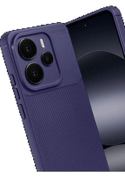 Xiaomi Note 14 5g Auto Focus Karbon Kapak - LACIVERT-(5796) - CHT1672-4672