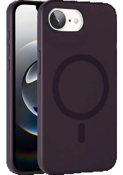 Apple iPhone 16E Tuna Pc Slim Magsafe Kapak - Derin MOR-(5796) - CHT3620-5165