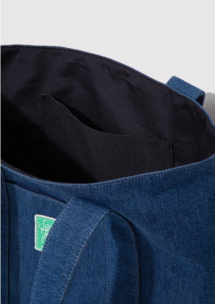 İndigo Turtles Denim Omuz Çantası 1913561-82050