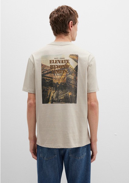 Baskılı Bej Tişört 0612837-70039 indirimleri