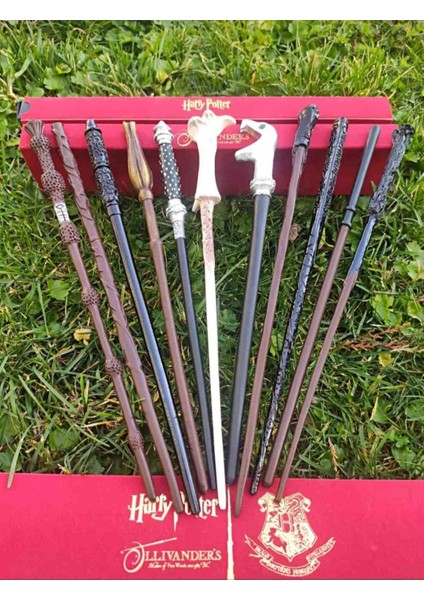 Harry Potter Filmi Büyücü Asaları Golden Snitch Figür Hediyeli Asa Seti