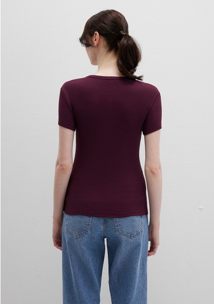 Bordo Basic Tişört 1613081-70434 indirimleri