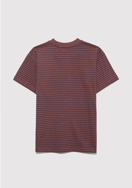 Kahverengi Çizgili Tişört 6610390-90787 fiyatları