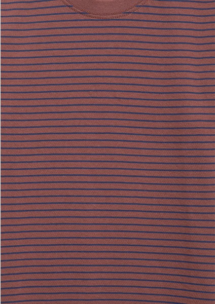 Kahverengi Çizgili Tişört 6610390-90787 modelleri