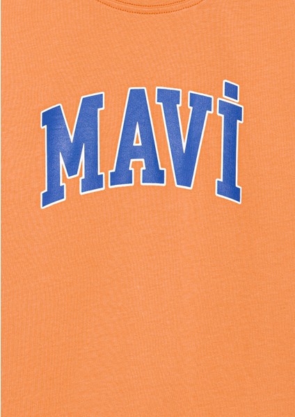 Mavi Logo Baskılı Turuncu Tişört 6610030-71421 indirimleri