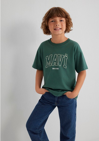 Mavi Since 1991 Baskılı Yeşil Tişört 6610369-71930 fiyatları