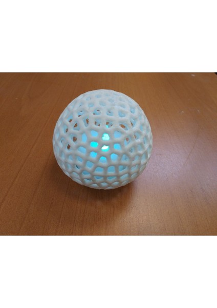 Yeni Voronoi LED Mantar Kapaklı Tealight Gölge T1464082