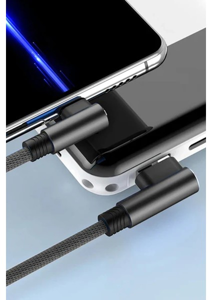 USB To Lightning 3m 2.4A Kablo - SIYAH-(5796) - TGZ3176-1549 modelleri