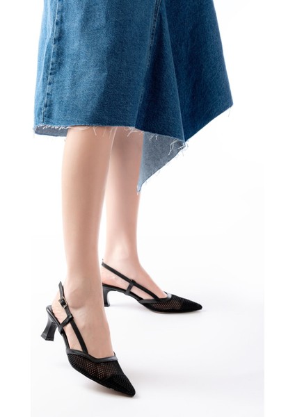 ST-002 Leopar Günlük 7 cm Topuklu Bayan Ayakkabı - Kopya