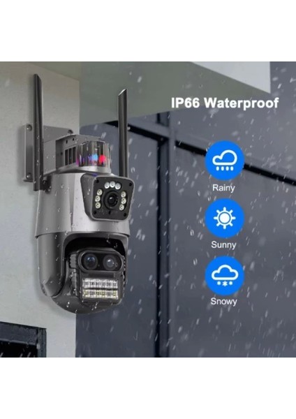 3 Lens Wi-Fi Güvenlik Kamerası fırsatları