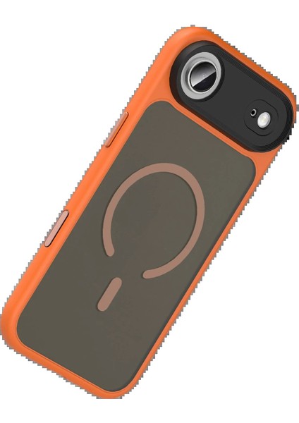 Apple iPhone 17 Air Megane Magsafe Kapak - TURUNCU-(5796) - MCT1728-3898 fırsatları