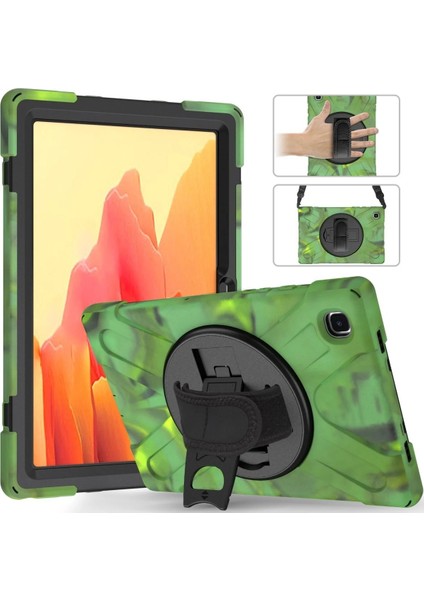 Samsung Galaxy X200 Tab A8 10.5 Kılıf Amazing Tablet Kapak - KAMUFLAJ-(5796) - BKS1449-6236