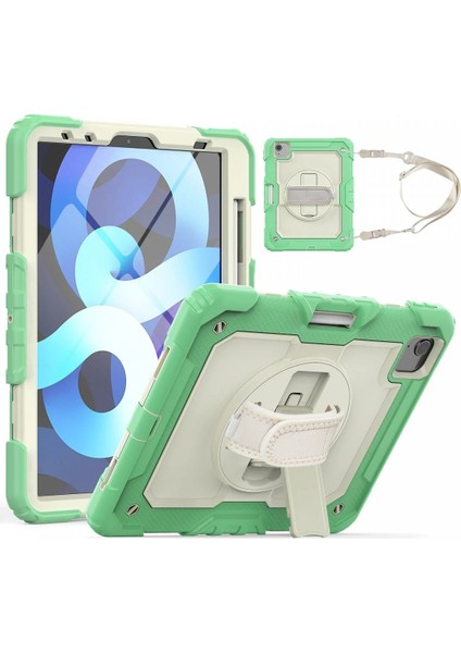 iPad Pro 11 (2020) Kılıf Strap New Tablet Kapak - YEŞIL-(5796) - MCT6382-2160