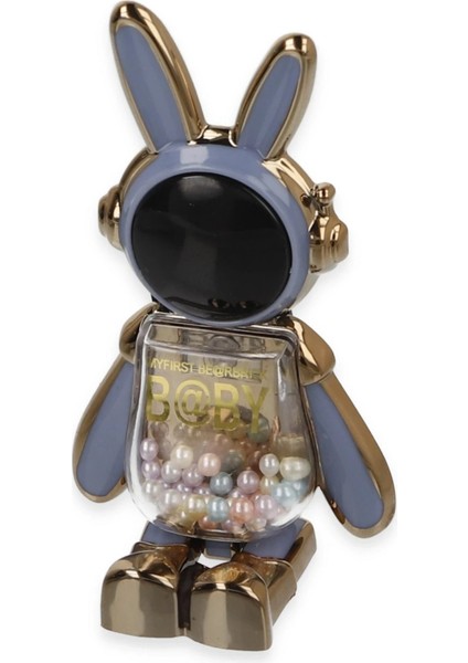 Astro Stand Tavşan Astronot - Açık MAVI-(5796) - MCT8545-4026