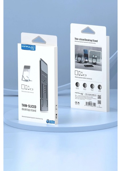 CM25 Ayarlanabilir Katlanabilir Masaüstü Telefon Tutucu - GÜMÜŞ-(5796) - MCT7749-1373 indirimleri