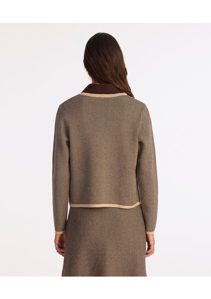 Regular Bisiklet Yaka Uzun Kol Hırka fırsatları