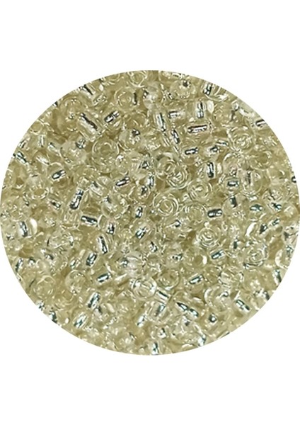 Dökme Cam Kum Boncuk (11/0) 2 mm - 20 Gram - Şeffaf Beyaz - BNC018 fiyatları