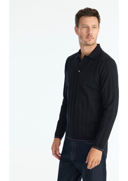 Regular Gömlek Yaka Uzun Kol Kazak fiyatları