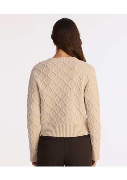 Regular Bisiklet Yaka Uzun Kol Hırka fırsatları