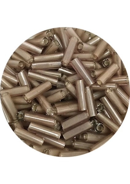 Uzun Boru Kesme Boncuk Çap 2mm Uzunluk 10 mm - 20 Gram - Duman - BNC253 fiyatları