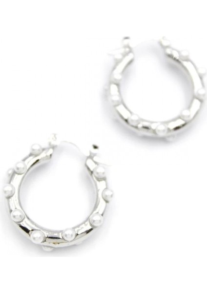 Incili Halka Küpe - Gümüş fiyatları