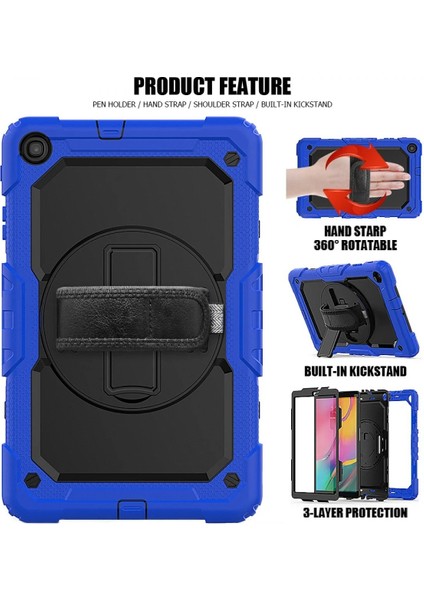 Samsung Galaxy T510 Tab A 10.1 Kılıf Pars Tablet Kapak - MAVI-(5796) - BKS3113-4164 indirimleri