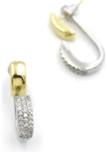 Taşlı Halka Küpe - Altın fiyatları