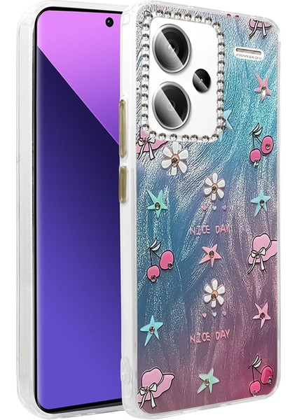 Xiaomi Redmi Note 13 Pro Plus Kılıf Blade Aynalı Desenli Kapak - Desen 4-(5796) - BKS4374-4036