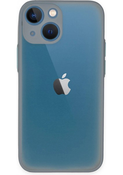 iPhone 15 Plus Kılıf Montreal Silikon Kapak - GRI-(5796) - BKS2949-9361