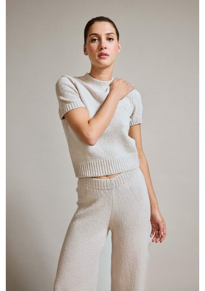 Yarım Balıkçı Yaka Kısa Kollu Triko Kazak G2601AX25AU fırsatları