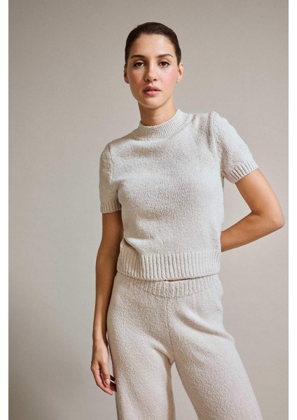 Yarım Balıkçı Yaka Kısa Kollu Triko Kazak G2601AX25AU indirimleri