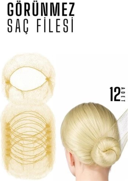SARI Saç Filesi Görünmez 12 ADET fiyatları