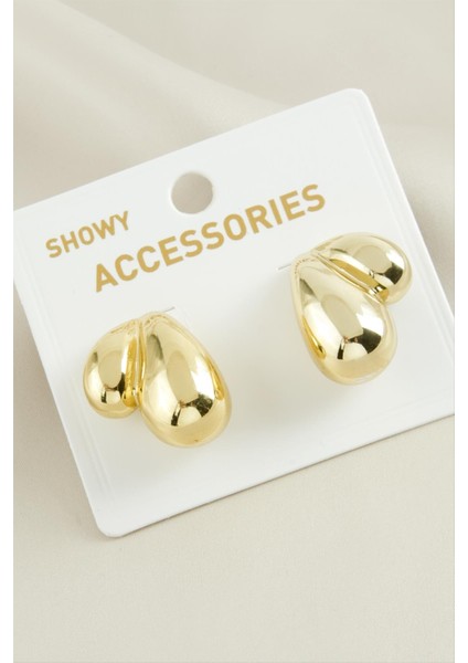 Bombeli Su Damlası Küpe modelleri